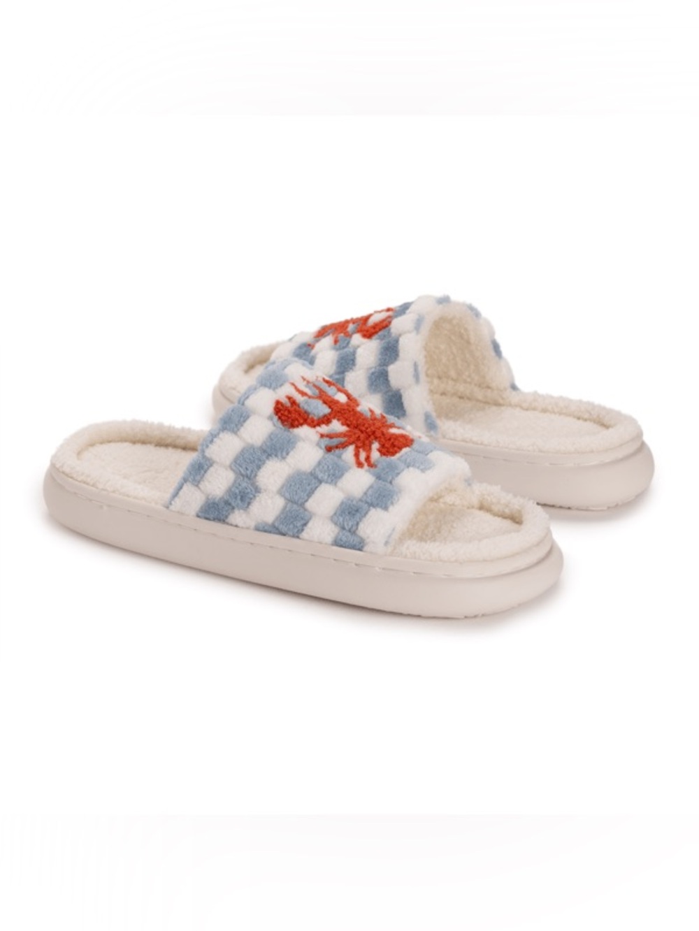 Muk Luks Marsai Lobster slide slippers